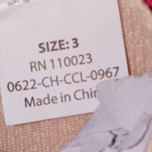 New Baby Bow Burgundy Shoes Isaac Mizrahi New York Size 3 (9 to 12 months) - Picture 6 of 6